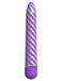 Classix Sweet Swirl - csíkos rúdvibrátor (lila-ezüst) kép