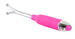 Deluxe csikló stimuláló vibrátor rúd (pink-ezüst) kép