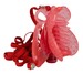 Felcsatolható pillangó - csikló vibrátor (piros) kép