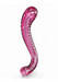 Icicles No. 69 - hajlított, G-pont üveg dildó (pink) kép