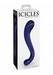 Icicles No. 70 - hajlított, G-pont üveg dildó (kék) kép