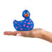 My Duckie Romance 2.0 - szíves kacsa vízálló csiklóvibrátor (kék-pink) kép