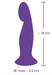 Pure Lilac - akkus tapadótalpas G-pont vibrátor (lila) kép