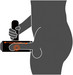 Rebel - akkus, fel-le mozgó, vibráló maszturbátor (fekete) kép