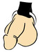 ZADO - pántos, valódi bőr férfi body (fekete) kép