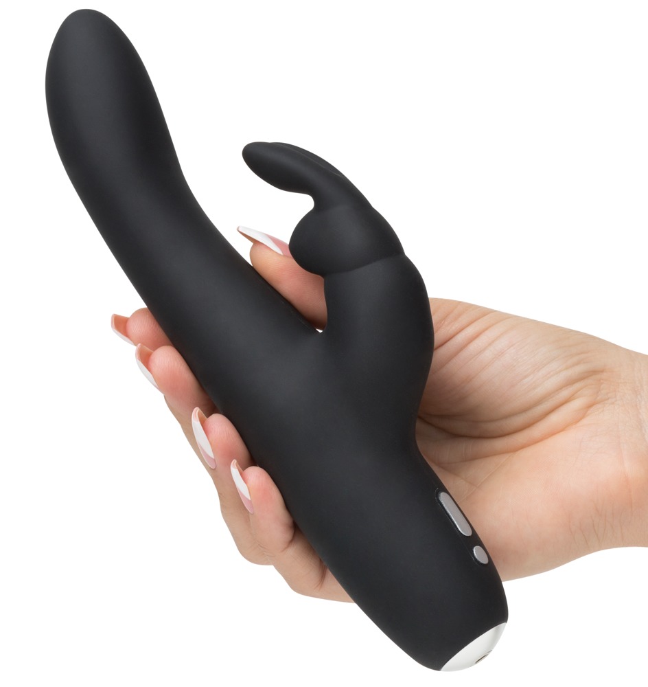 A szürke ötven árnyalta Greedy Girl Slim - akkus, csiklóizgatós vibrátor (fekete) Vagina és klitorisz vibrátor kép