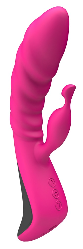 Adrien Lastic Trigger - akkus, csiklókaros vibrátor (pink-fekete) Vagina és klitorisz vibrátor kép