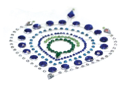 Csillogó gyémántok intim ékszer szett (3 részes) Ékszer, test ékszer kép
