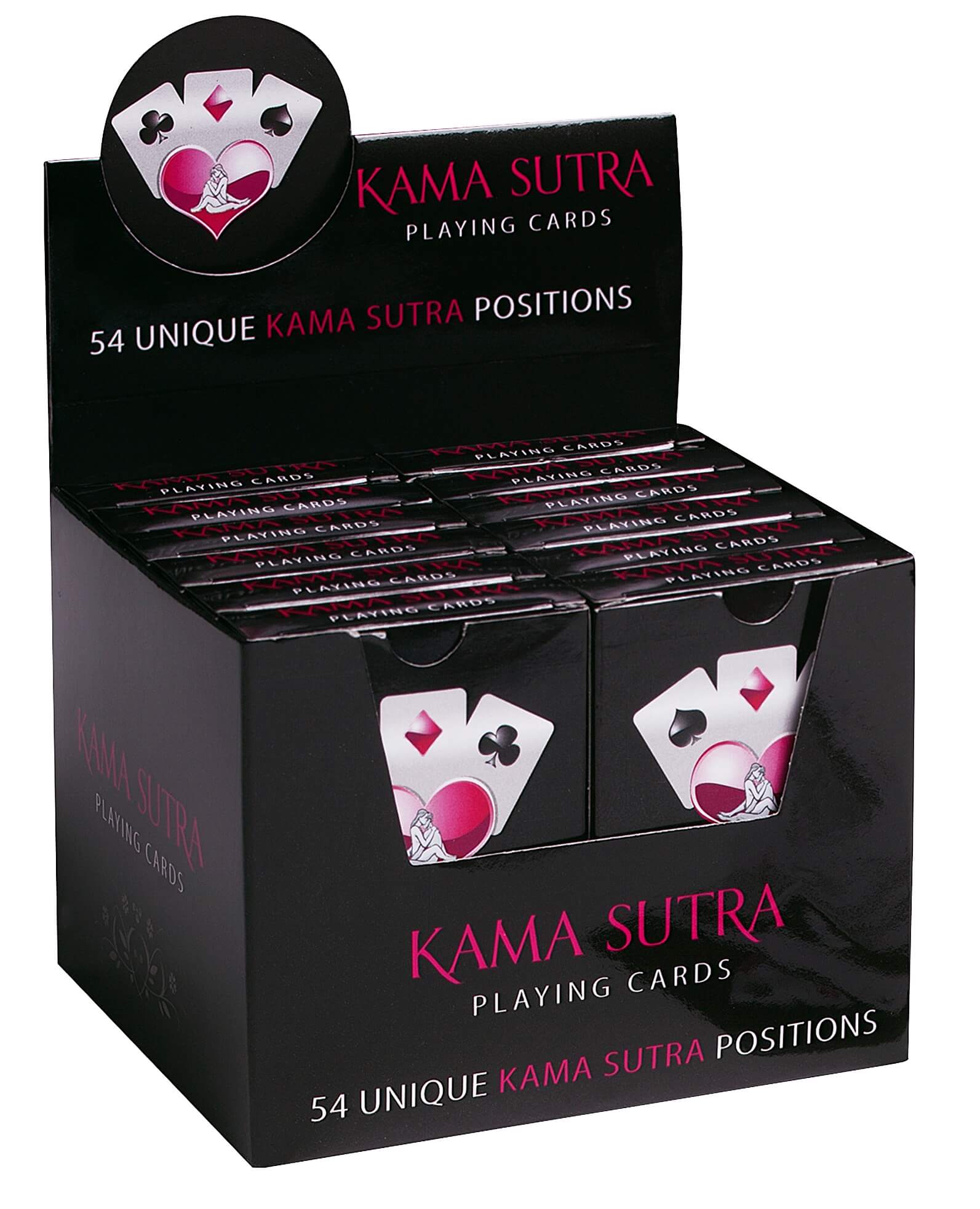 Kama Sutra Playing - 54 szexpóz francia kártya (54 db) Ötletes, pikáns ajándékok kép