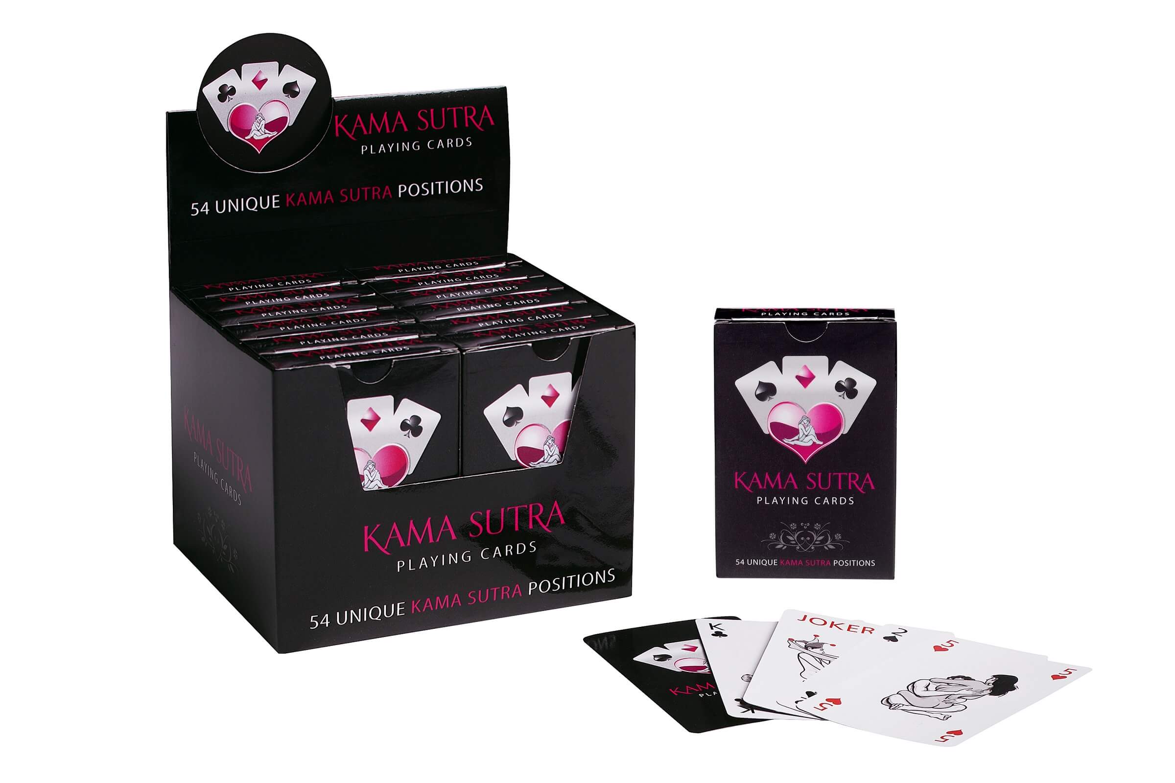 Kama Sutra Playing - 54 szexpóz francia kártya (54 db) Ötletes, pikáns ajándékok kép