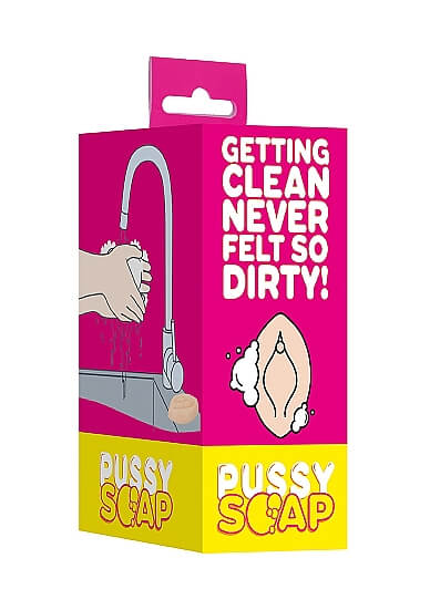 Pussy - szappan punci - natúr (140g) Ötletes, pikáns ajándékok kép
