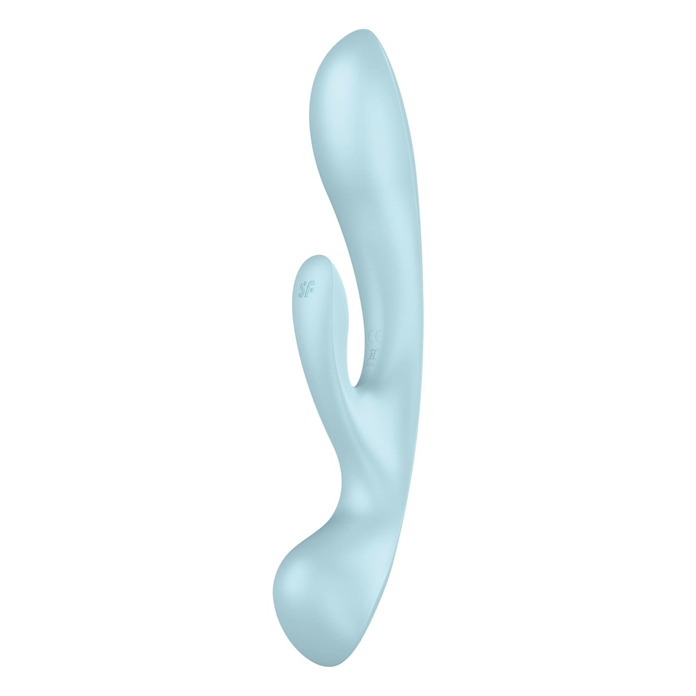 Satisfyer Triple Oh - akkus, csiklókaros vibrátor (kék) Vagina és klitorisz vibrátor kép